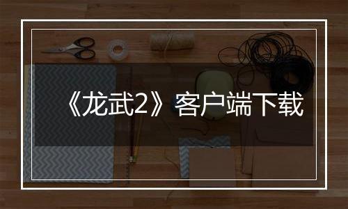 《龙武2》客户端下载
