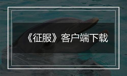 《征服》客户端下载