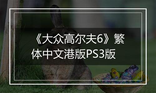 《大众高尔夫6》繁体中文港版PS3版