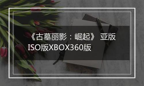 《古墓丽影：崛起》 亚版ISO版XBOX360版