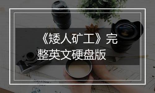 《矮人矿工》完整英文硬盘版