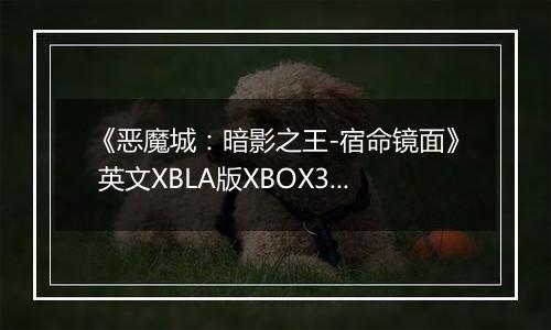 《恶魔城：暗影之王-宿命镜面》 英文XBLA版XBOX360版