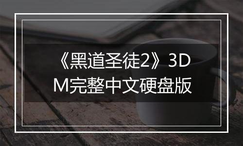《黑道圣徒2》3DM完整中文硬盘版