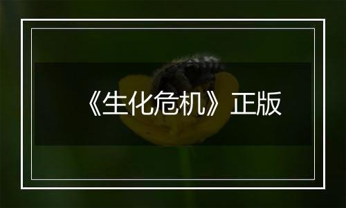 《生化危机》正版