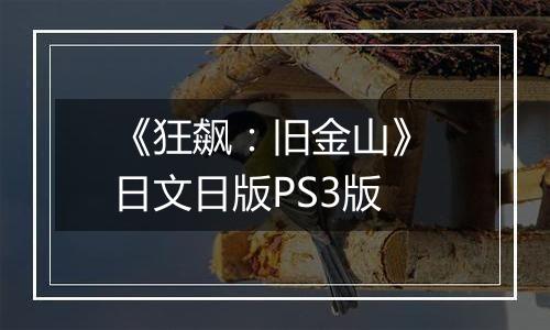 《狂飙：旧金山》 日文日版PS3版