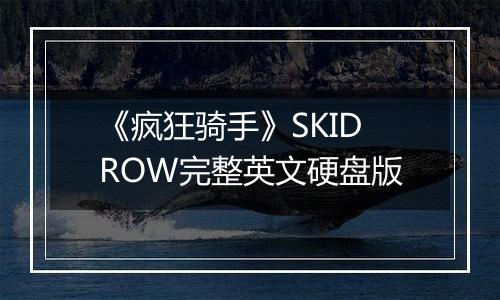 《疯狂骑手》SKIDROW完整英文硬盘版