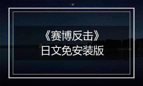 《赛博反击》日文免安装版