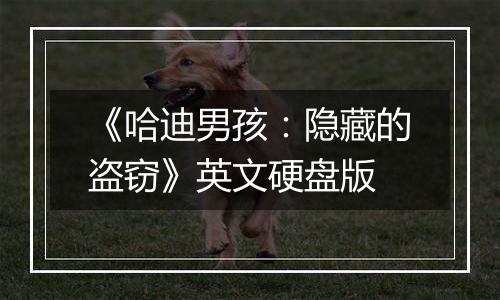 《哈迪男孩：隐藏的盗窃》英文硬盘版