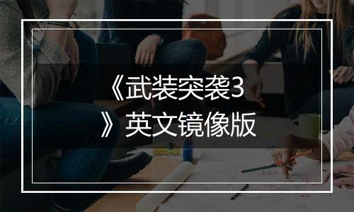 《武装突袭3》英文镜像版