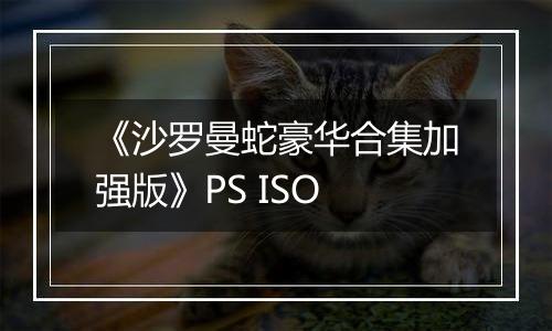 《沙罗曼蛇豪华合集加强版》PS ISO