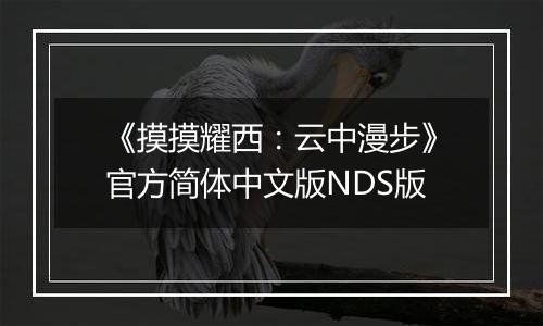 《摸摸耀西：云中漫步》官方简体中文版NDS版