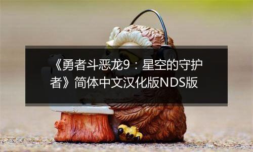 《勇者斗恶龙9：星空的守护者》简体中文汉化版NDS版