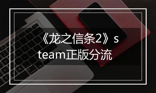 《龙之信条2》steam正版分流