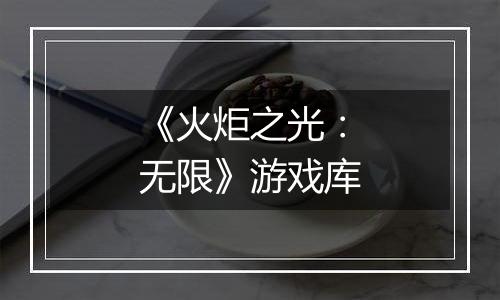 《火炬之光：无限》游戏库