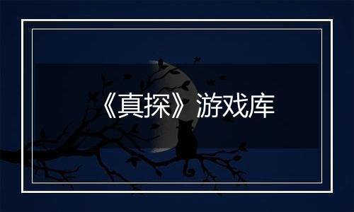 《真探》游戏库