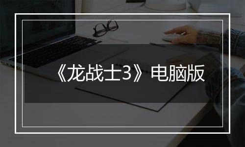 《龙战士3》电脑版