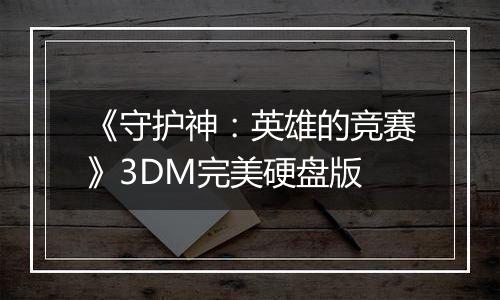 《守护神：英雄的竞赛》3DM完美硬盘版