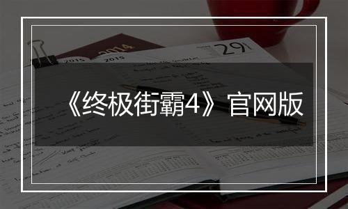 《终极街霸4》官网版