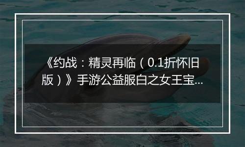 《约战：精灵再临（0.1折怀旧版）》手游公益服白之女王宝石信物篇