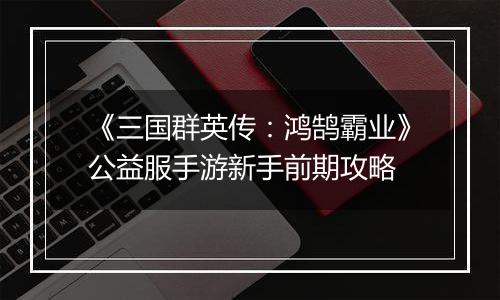 《三国群英传：鸿鹄霸业》公益服手游新手前期攻略