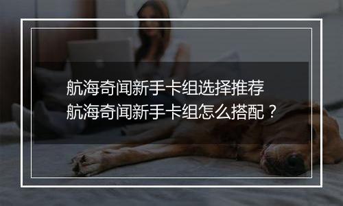 航海奇闻新手卡组选择推荐 航海奇闻新手卡组怎么搭配？