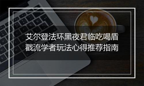 艾尔登法环黑夜君临吃喝盾戳流学者玩法心得推荐指南