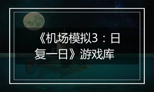 《机场模拟3：日复一日》游戏库