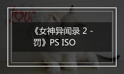 《女神异闻录 2 - 罚》PS ISO